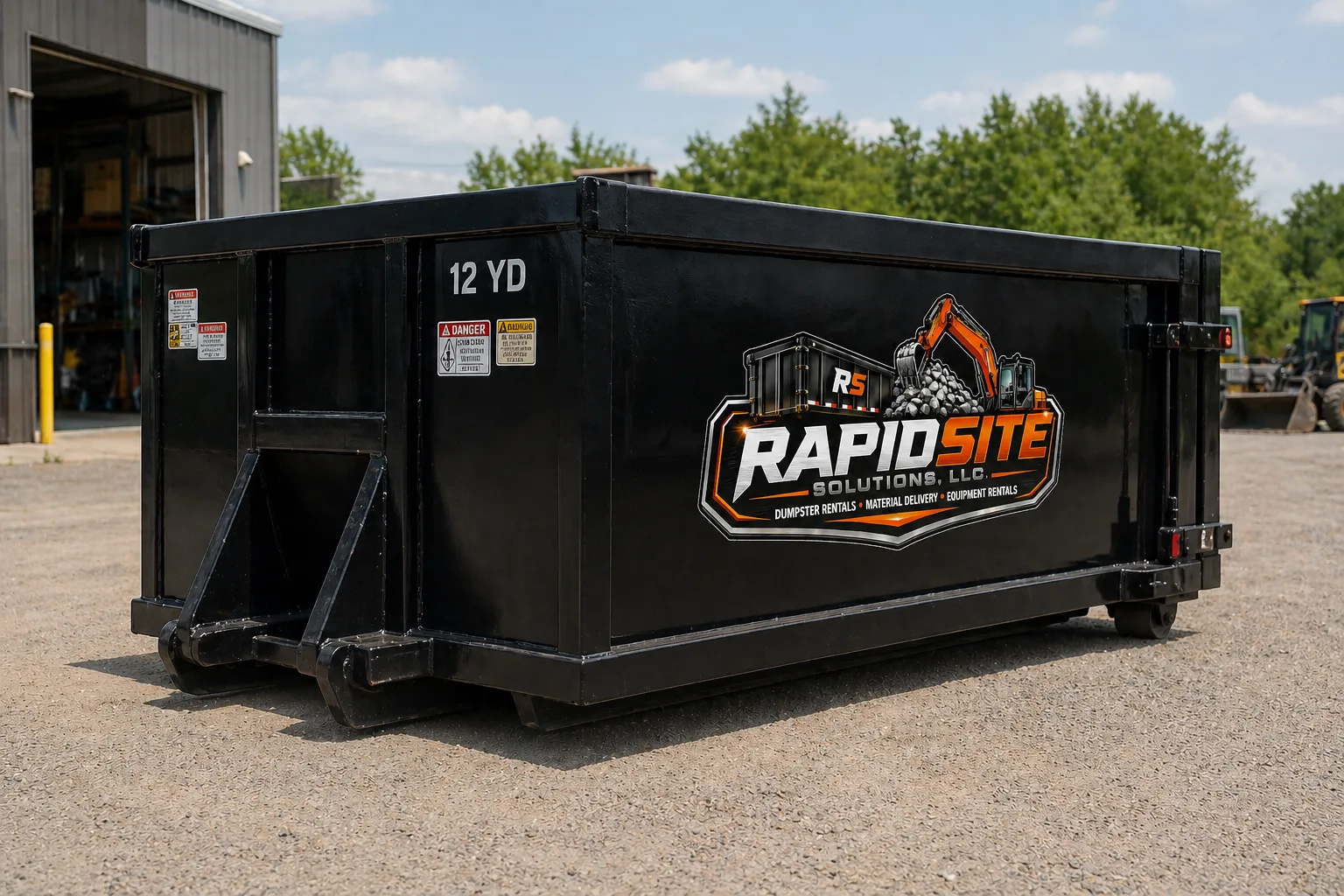 12 yard roll-off dumpster rental York County Maine