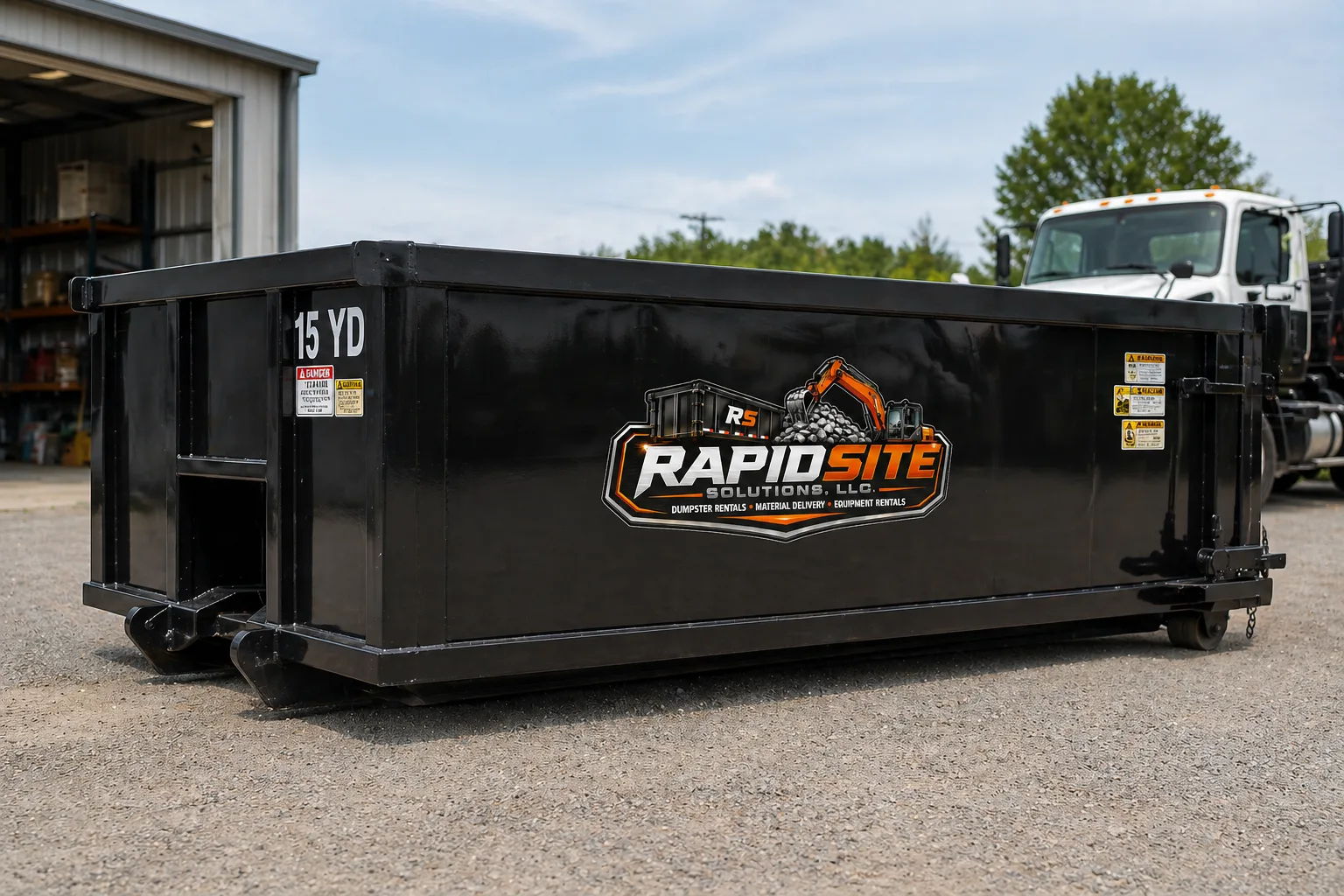 15 yard roll-off dumpster rental York County Maine